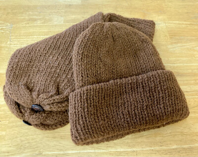 Alpaca Hat/Scarf Set