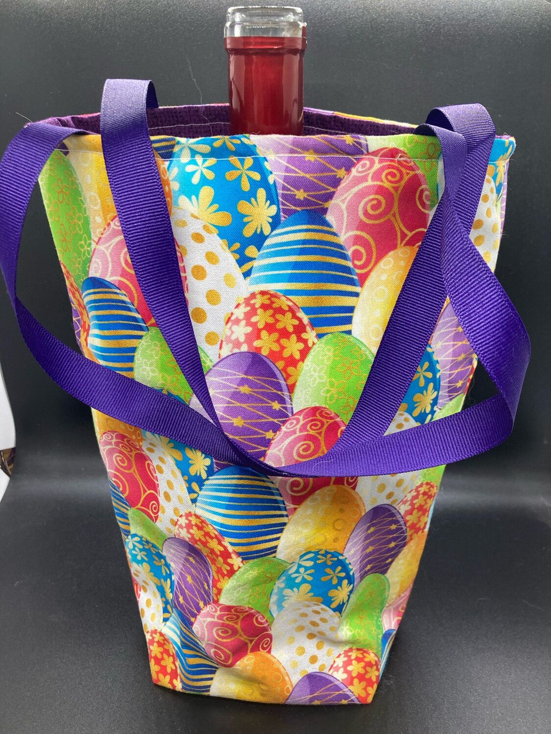 Easter Wine Tote