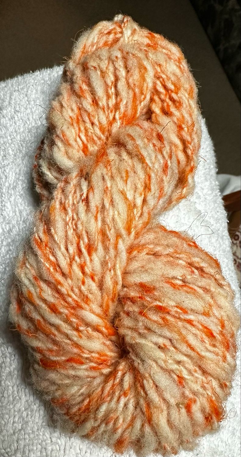 Roving - Orange Creamsicle