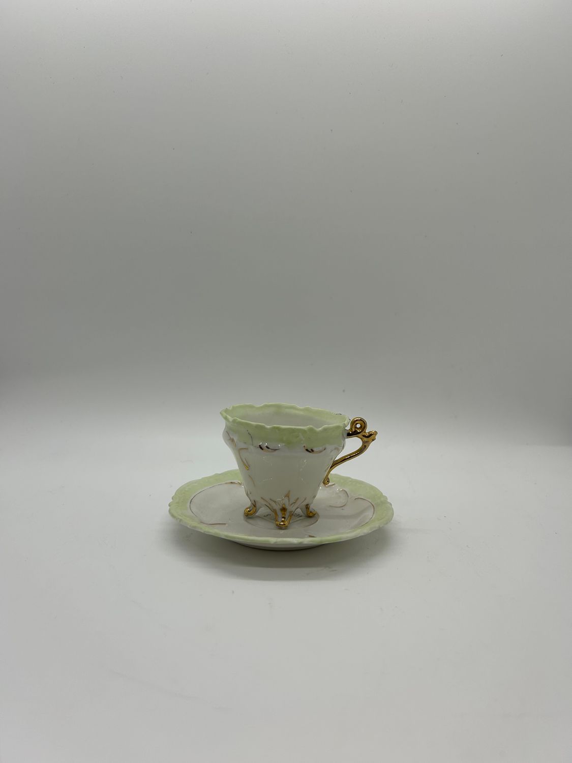 Tea - Demitasse Green/Gold