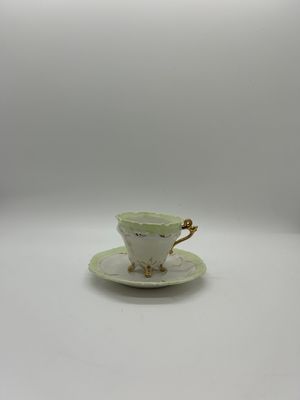 Tea - Demitasse Green/Gold