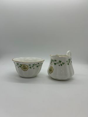Tea - Lenox Shamrock Sugar and Creamer