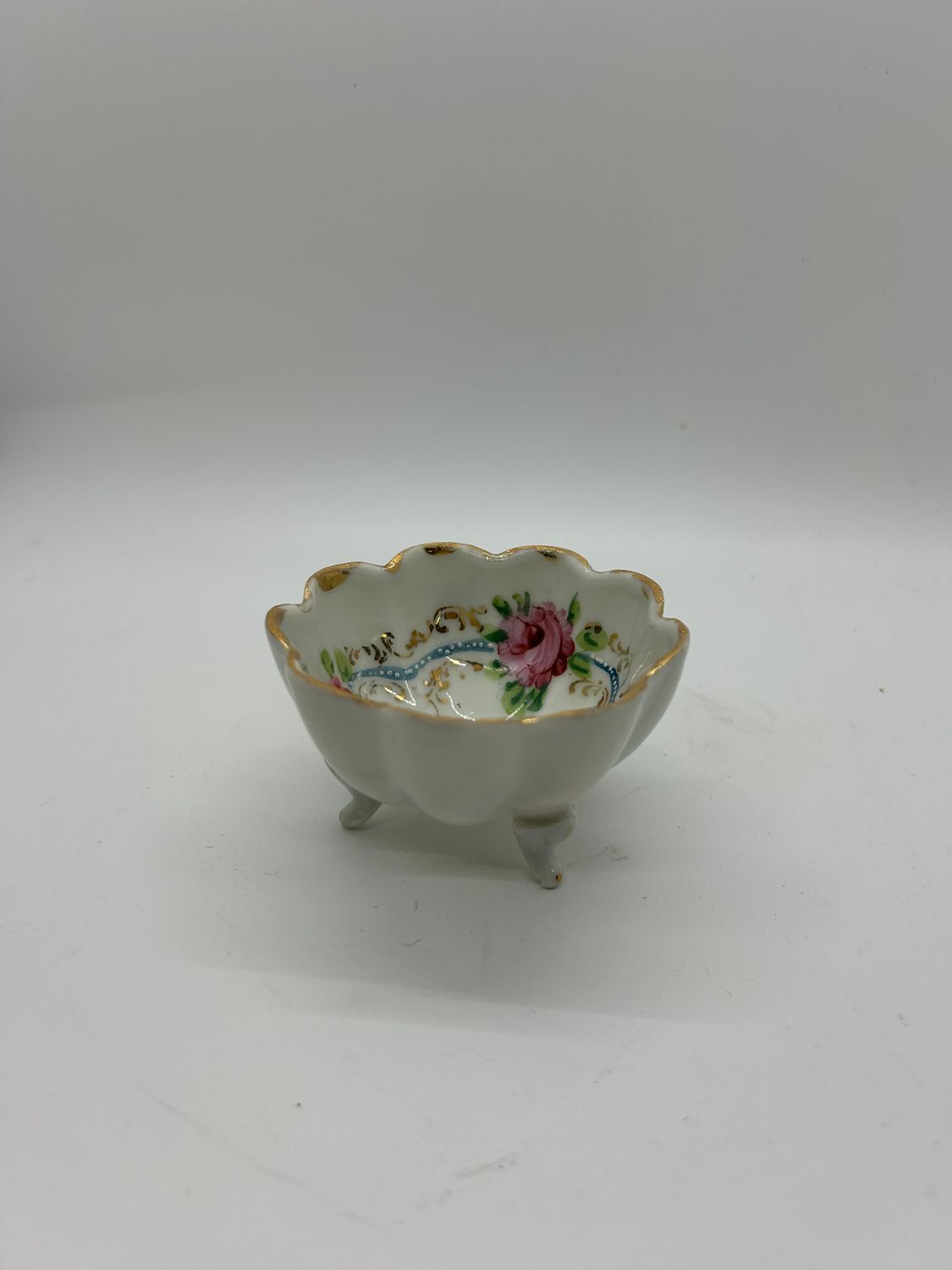 Vintage Floral Trinket Dish