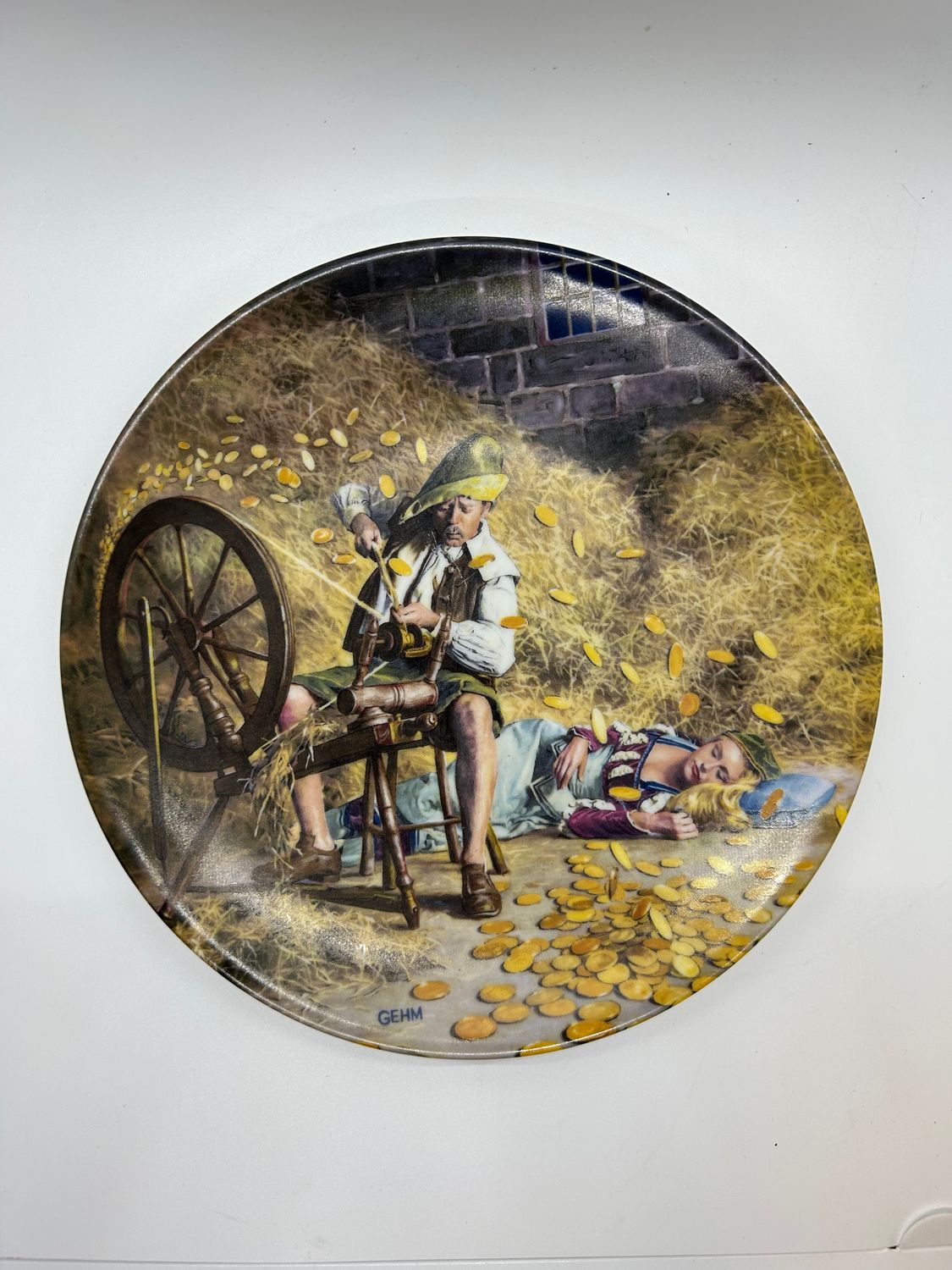 Rumpelstiltskin Vintage Collector&#39;s Plate