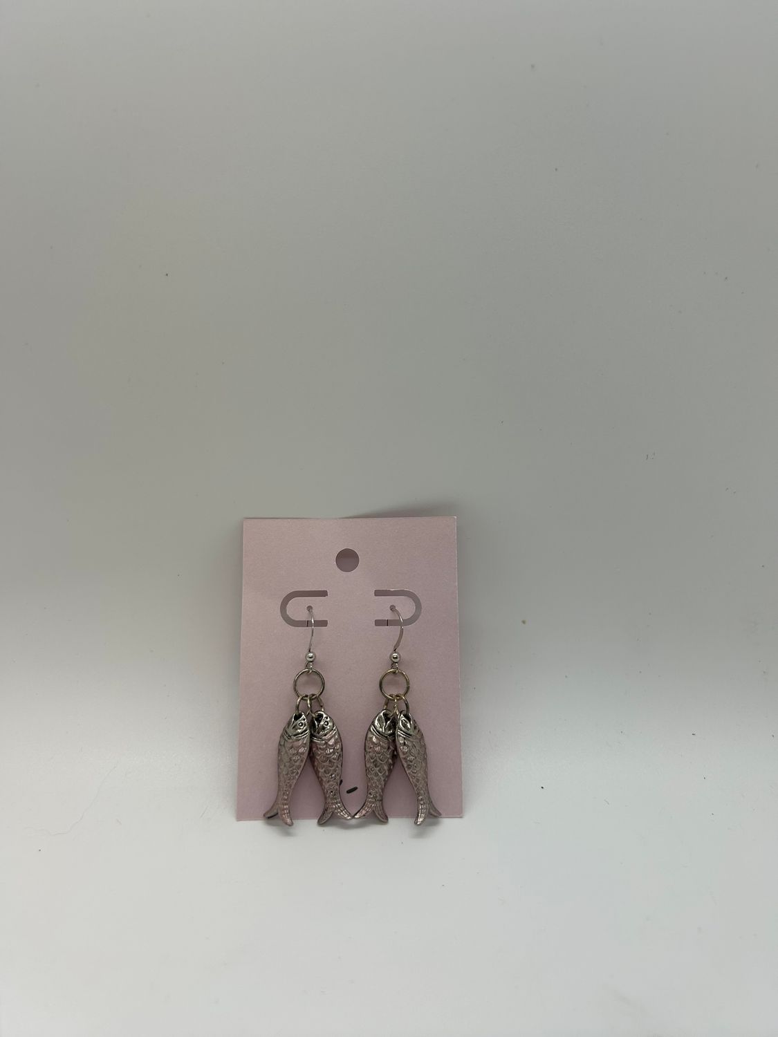 Handmade Fish Drop Earrings - Large