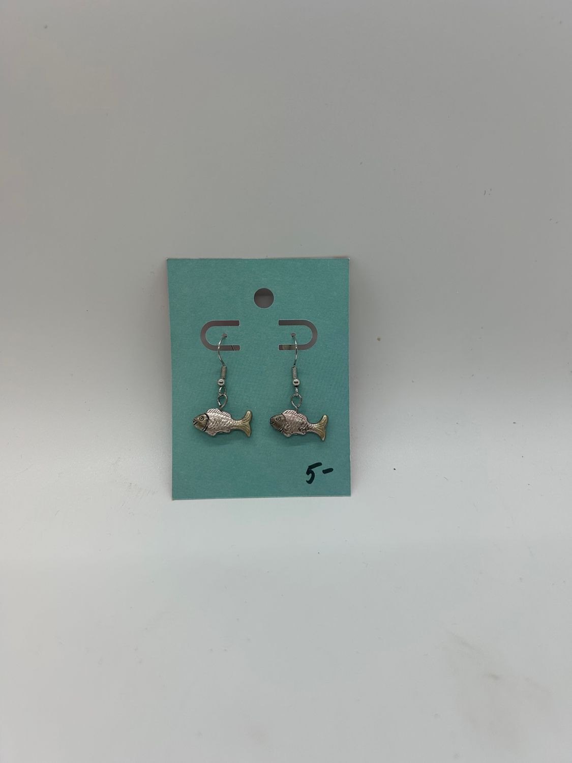 Handmade Fish Drop Earrings - Small