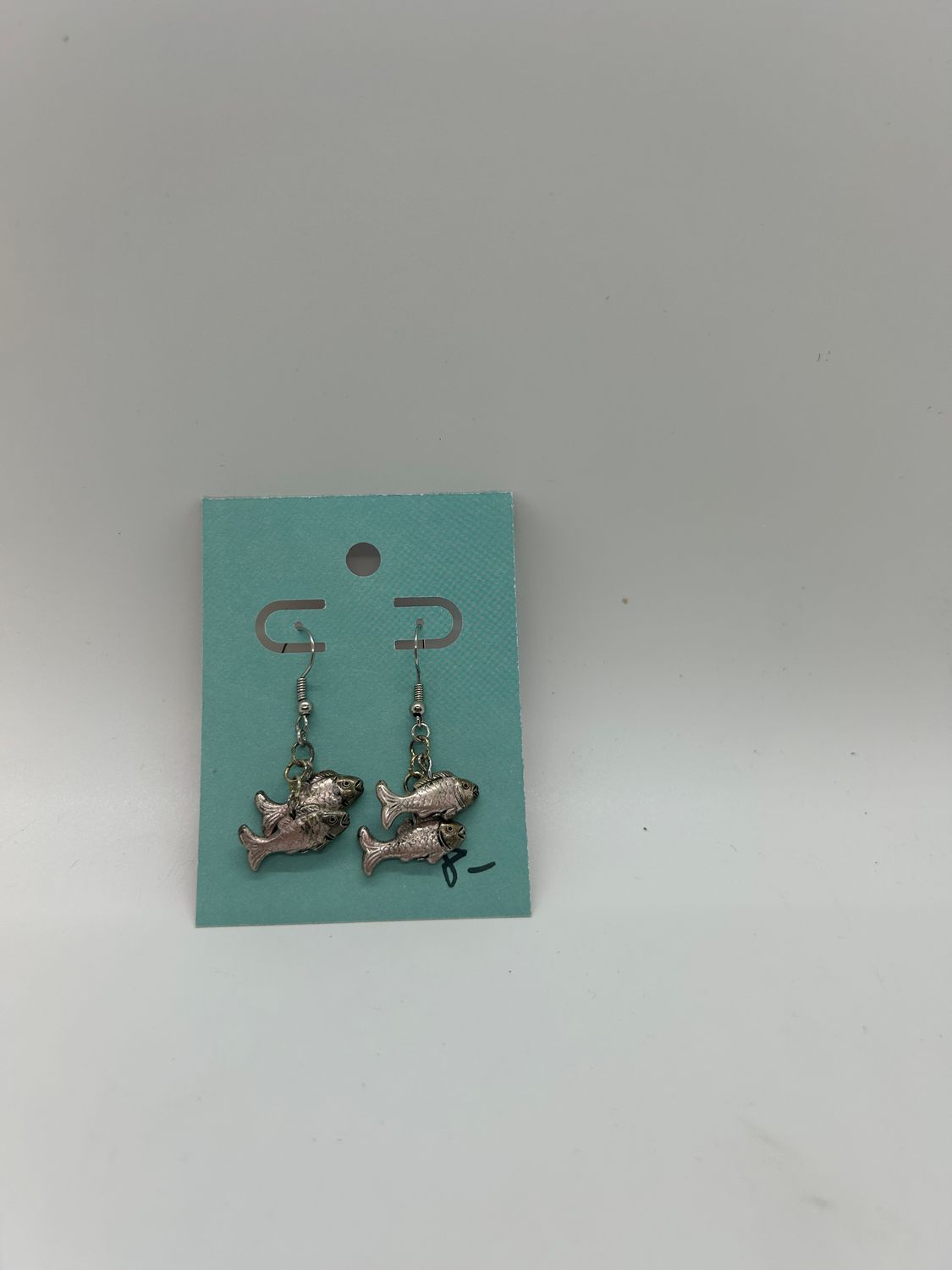 Handmade Fish Drop Earrings - Large