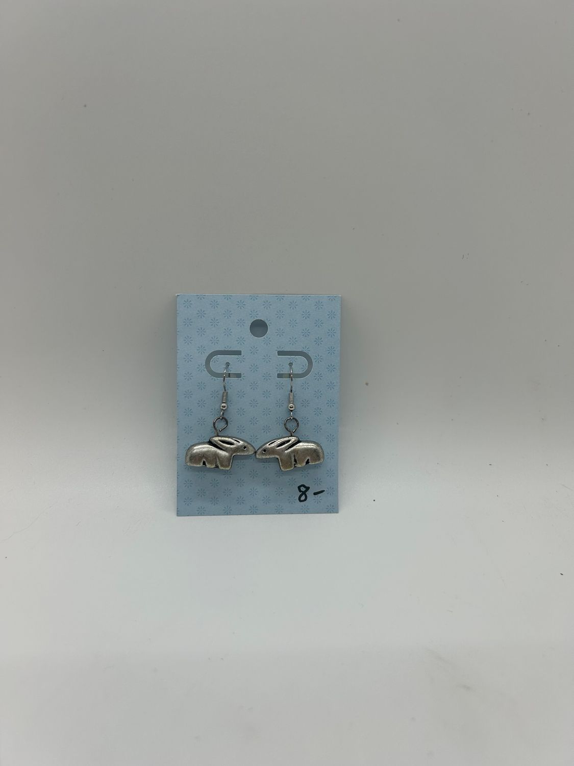 Handmade Bunny Charm Drop Earrings