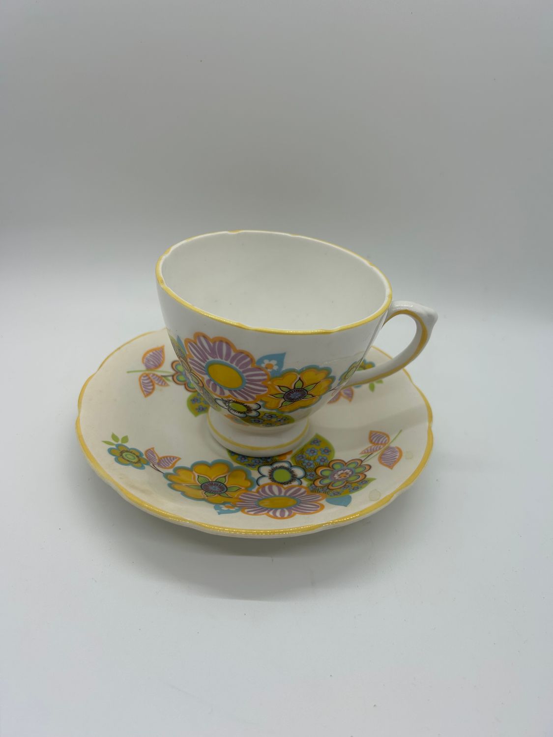 Vintage Royal Sutherland Teacup + Saucer set