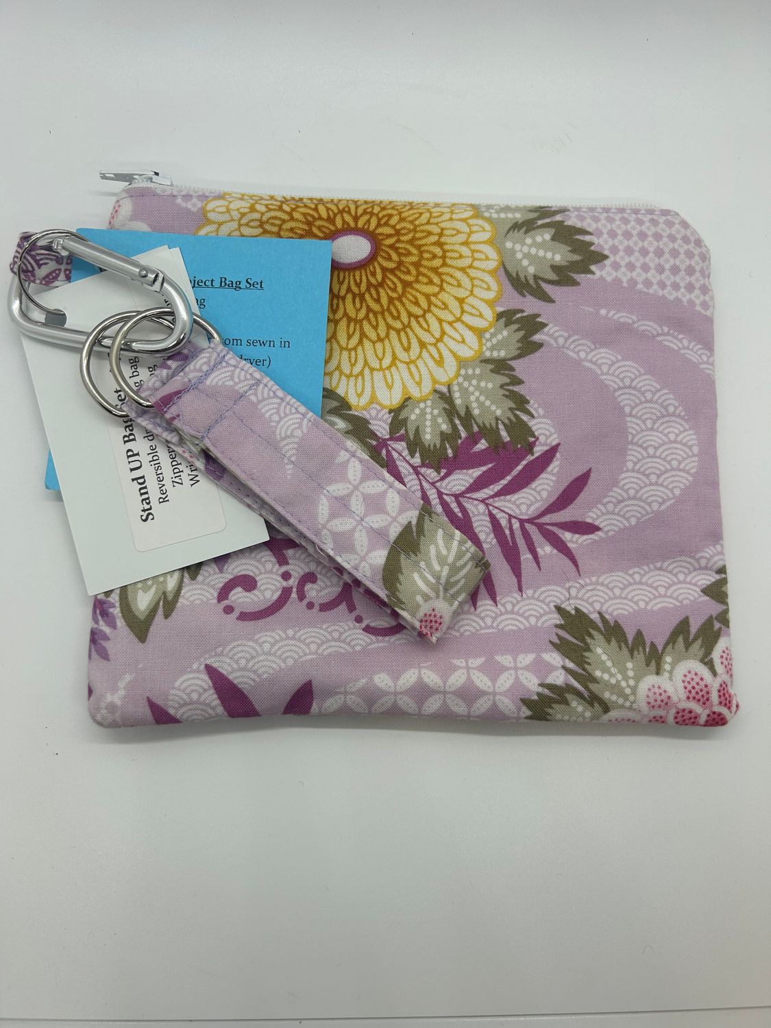 Standup Project Bag Set - Purple Florals