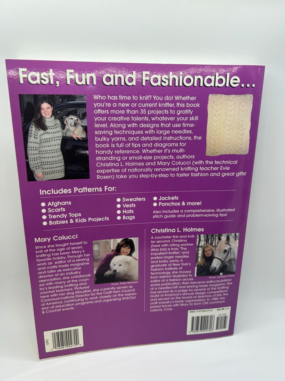 &#39;Knitting in the Fast Lane&#39; by Holmes &amp; Colucci