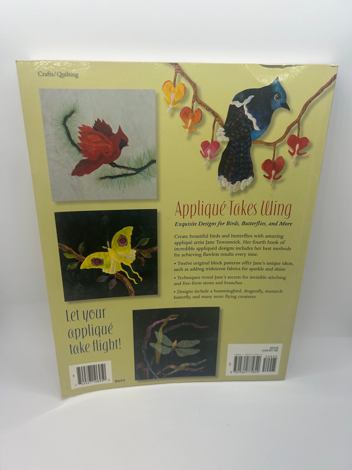 &#39;Applique Takes Wing: Exquisite Designs for Birds, Butterflies and More&#39; by Jane Townswick