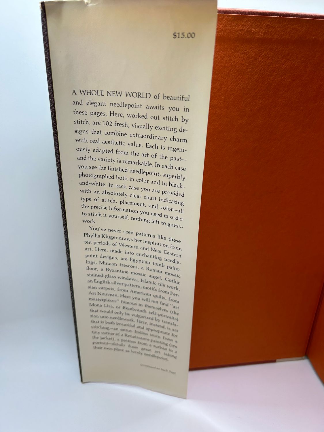 &#39;A Needlepoint Gallery of Patterns from the Past&#39; by Phyllis Kluger