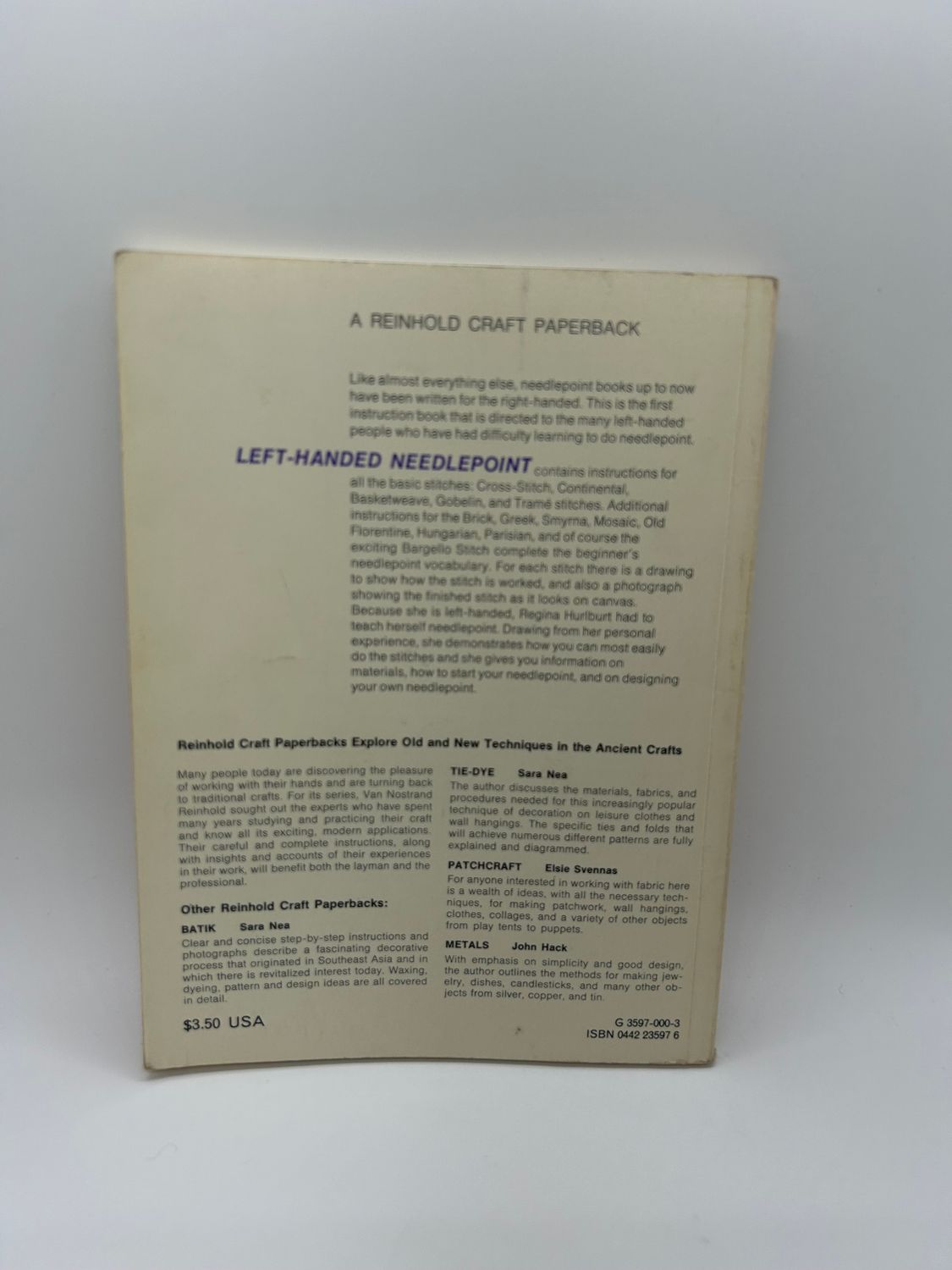 &#39;Left-Handed Needlepoint&#39; by Regina Hurlburt