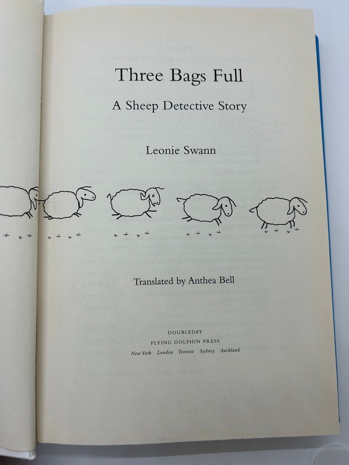 &#39;Three Bags Full&#39; A Sheep Detective Story by Leonie Swann