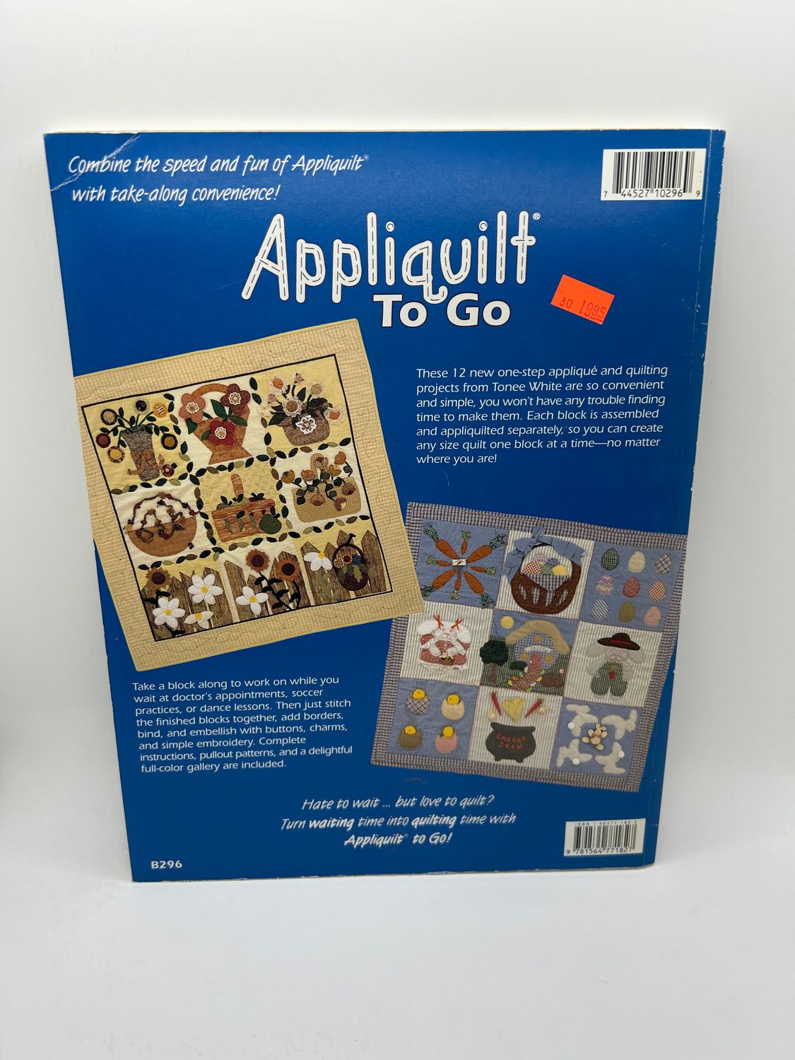 &#39;Appliquilt To Go&#39; by Tonee White