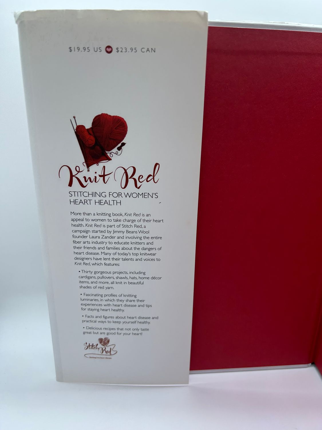 &#39;Knit Red: Stitching for Women&#39;s Heart Health&#39; by Laura Zander