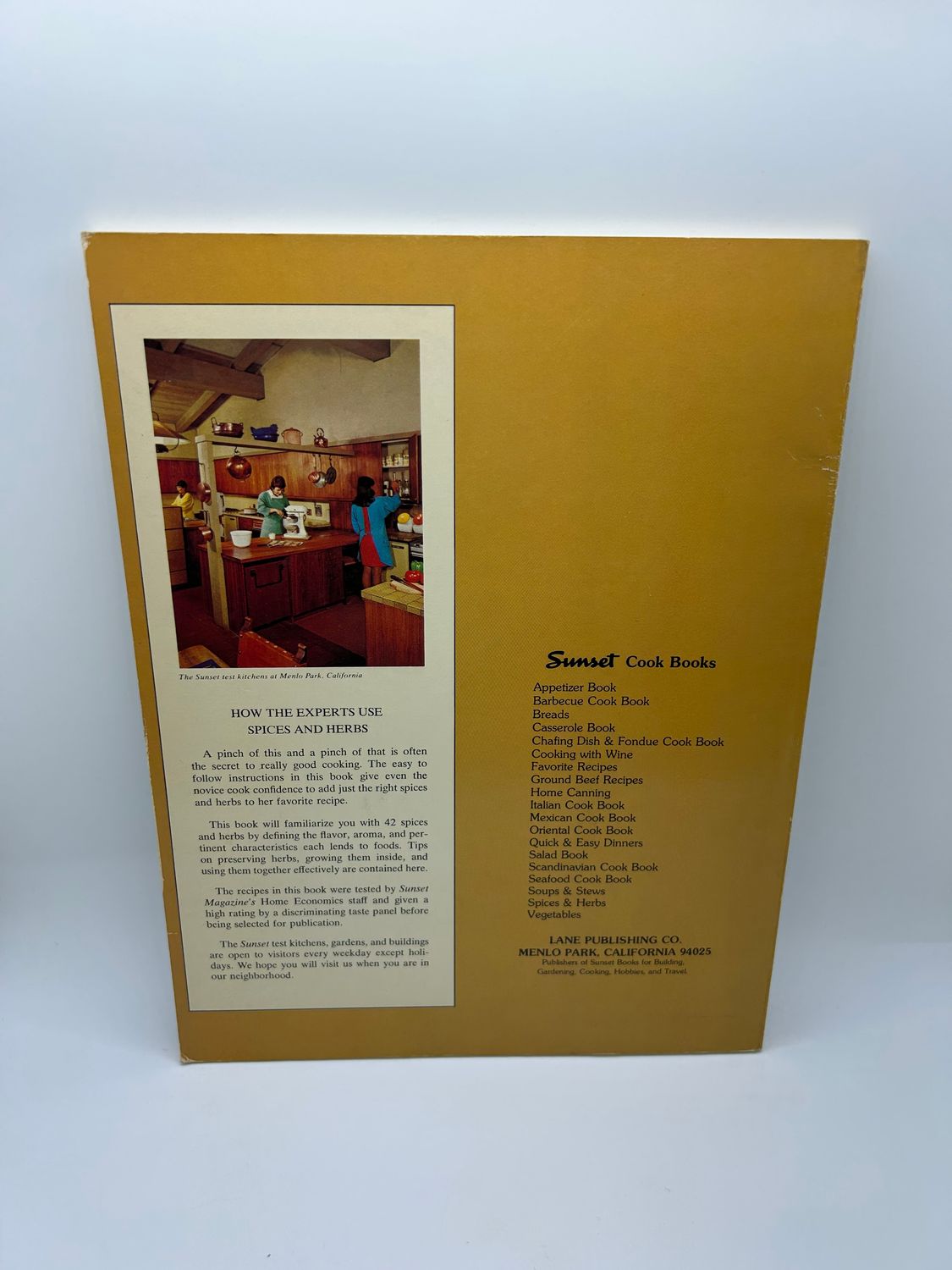 &#39;Cooking with Spices &amp; Herbs&#39; A Sunset Book