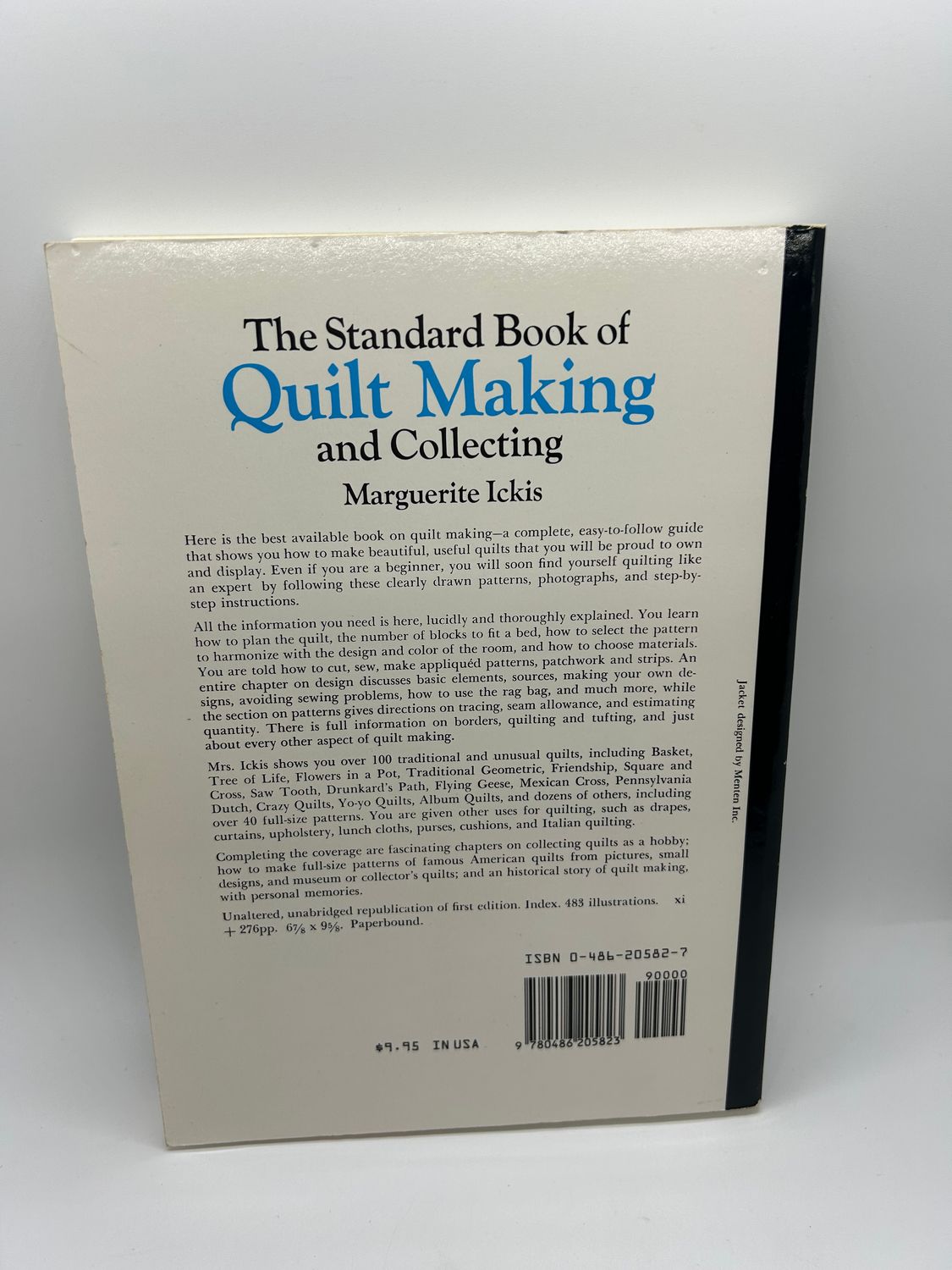 &#39;The Standard Book of Quilt Making and Collecting&#39; by Marguerite Ickis