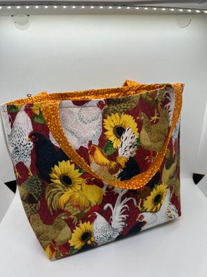 Rooster tote bag