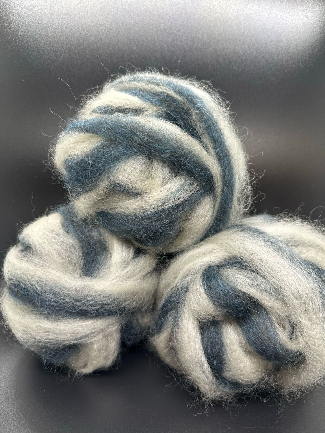 Roving - Denim and Lace - Shetland/BFL