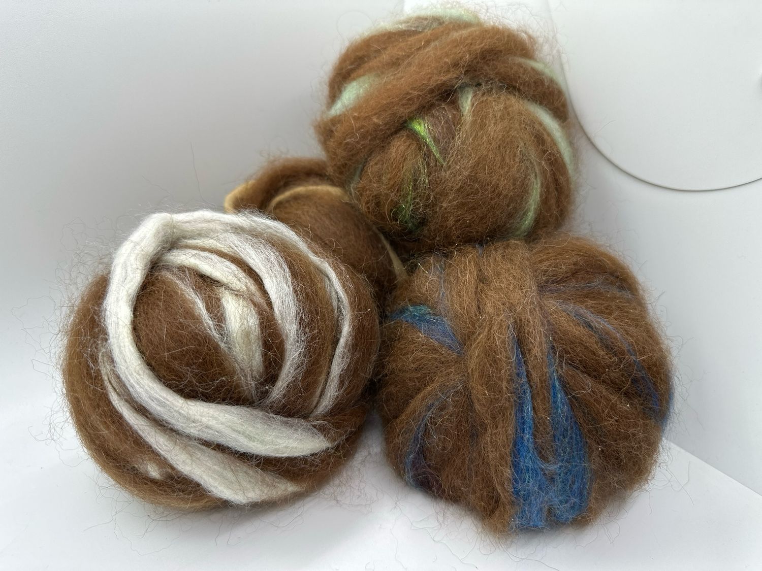 Roving - Alpaca Striped - Variation Stripe