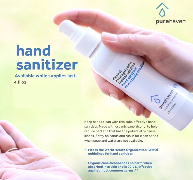 Organic Hand Sanitizer - Citrus Orange Fragrance
