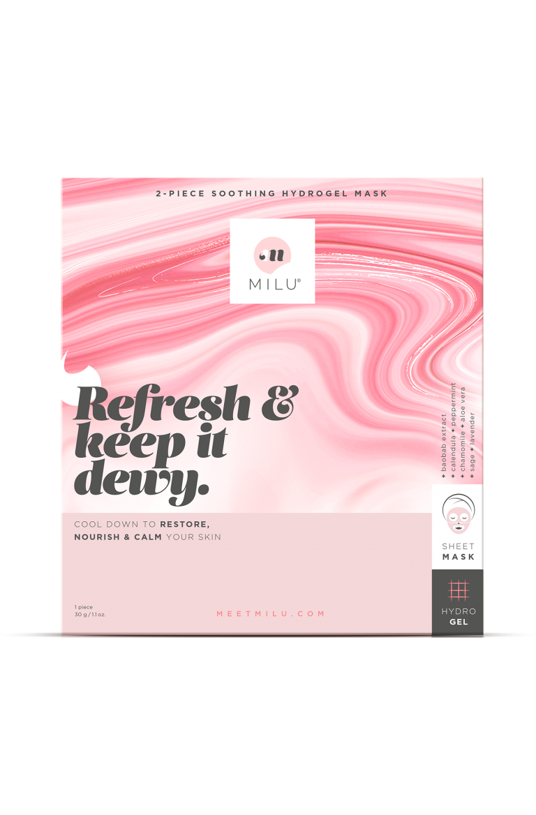 Soothing hydrogel mask