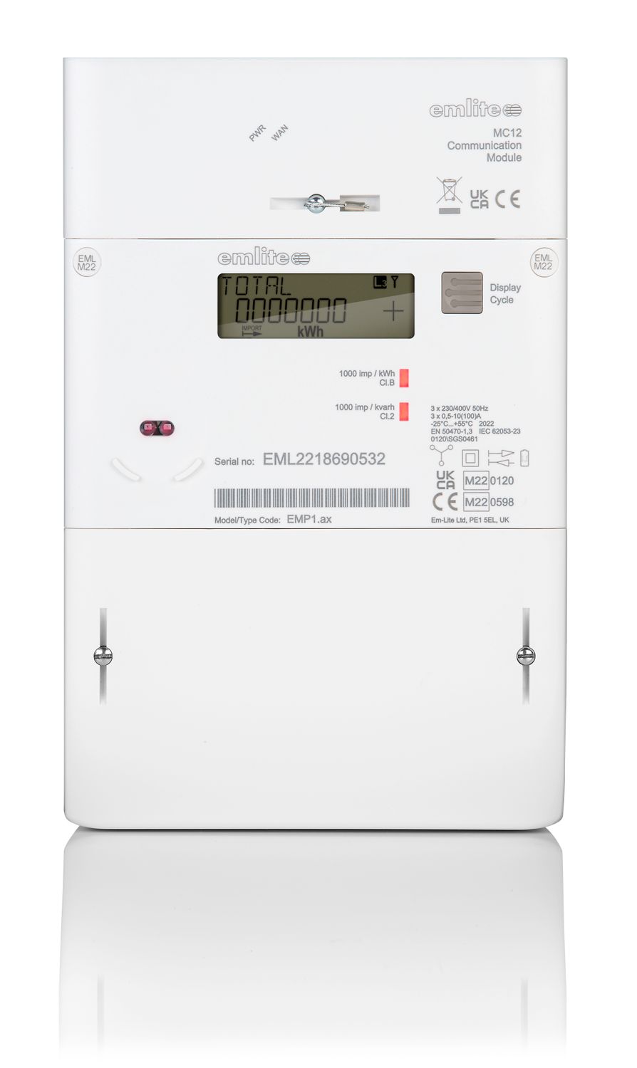 3Phase 4wire 100AMP Direct Connected-c\\w Modem and built in sim card (registered  to Meteronline)