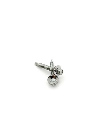 GSE In-Roof Screw 6.5x50 mm - EPDM - A2 - BLACK
