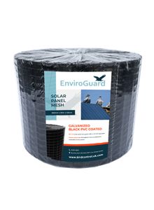 PVC Black Coated Solar Mesh Bird Deterrent - 30m roll only