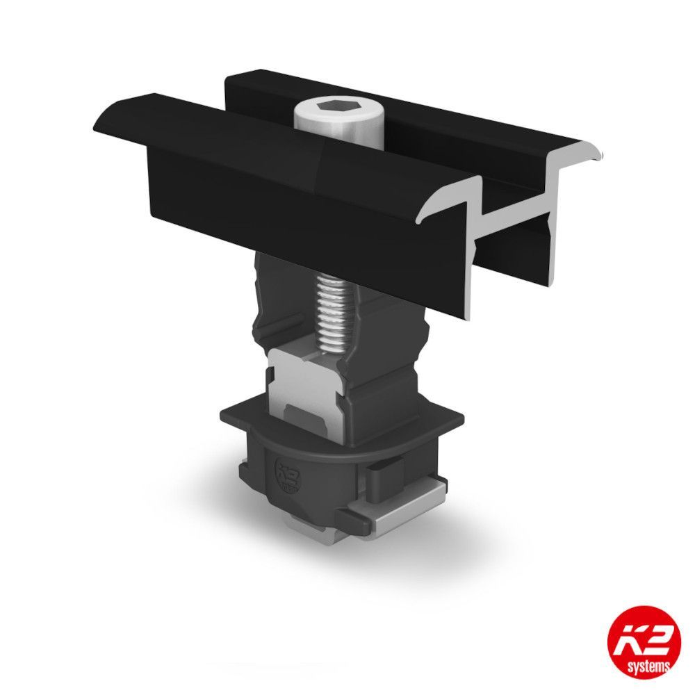 K2 Clamp MC 25-40, black anodised