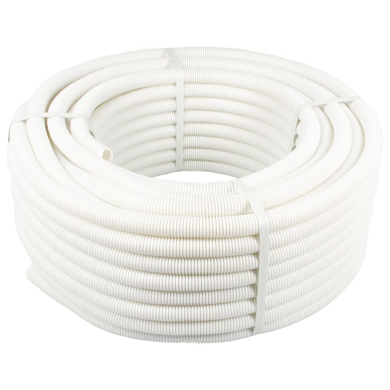 25mm flexible conduit (pvc) white 50 meters