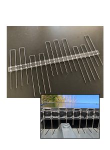 Solarguard Adjustable Solar Spike Bird Deterrent - 130mm