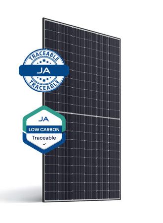540W N-type TOPCon MBB Traceable Low Carbon Double Glass Bifacial 60 Cell Black Frame MC4