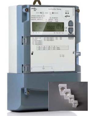 L&amp;G 3-ph generation meter ZMD410 200A (1 pulse/kWh) with Current Transformers