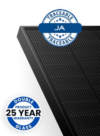 455W N-type Bifacial Double Glass Traceable LB All Black MC4