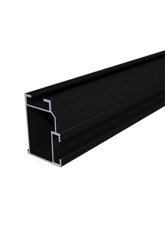 VarioSole+ Mounting rail 50 x 37 x 3600 mm black