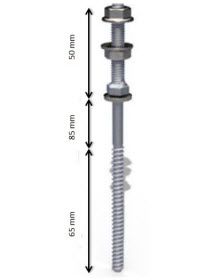 Solar Fastener for steel substructure 150mm/50mm/200