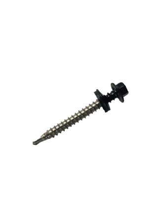 S4 6.5 x 60mm Screw (Black) (A2) with EPDM