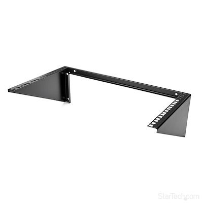 6U Wall Mount Patch Panel Bracket 19 in Steel - Vertical Mounting Bracket