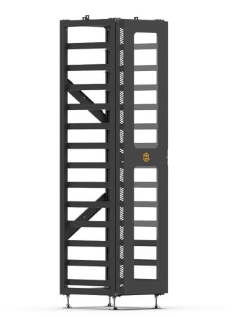 Battery Rack with Door for Sunsynk 61.44kWh HV Battery.