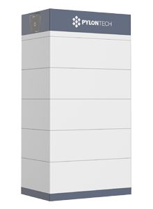Pylon Force-H3 High Voltage System stack of 5 incl. BMU (25.6 kWh)