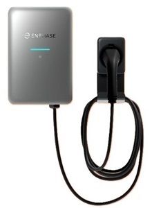Enphase IQ EV Charger 2 7.4kW with a 7.5m Type 2 Tethered Charging Cable