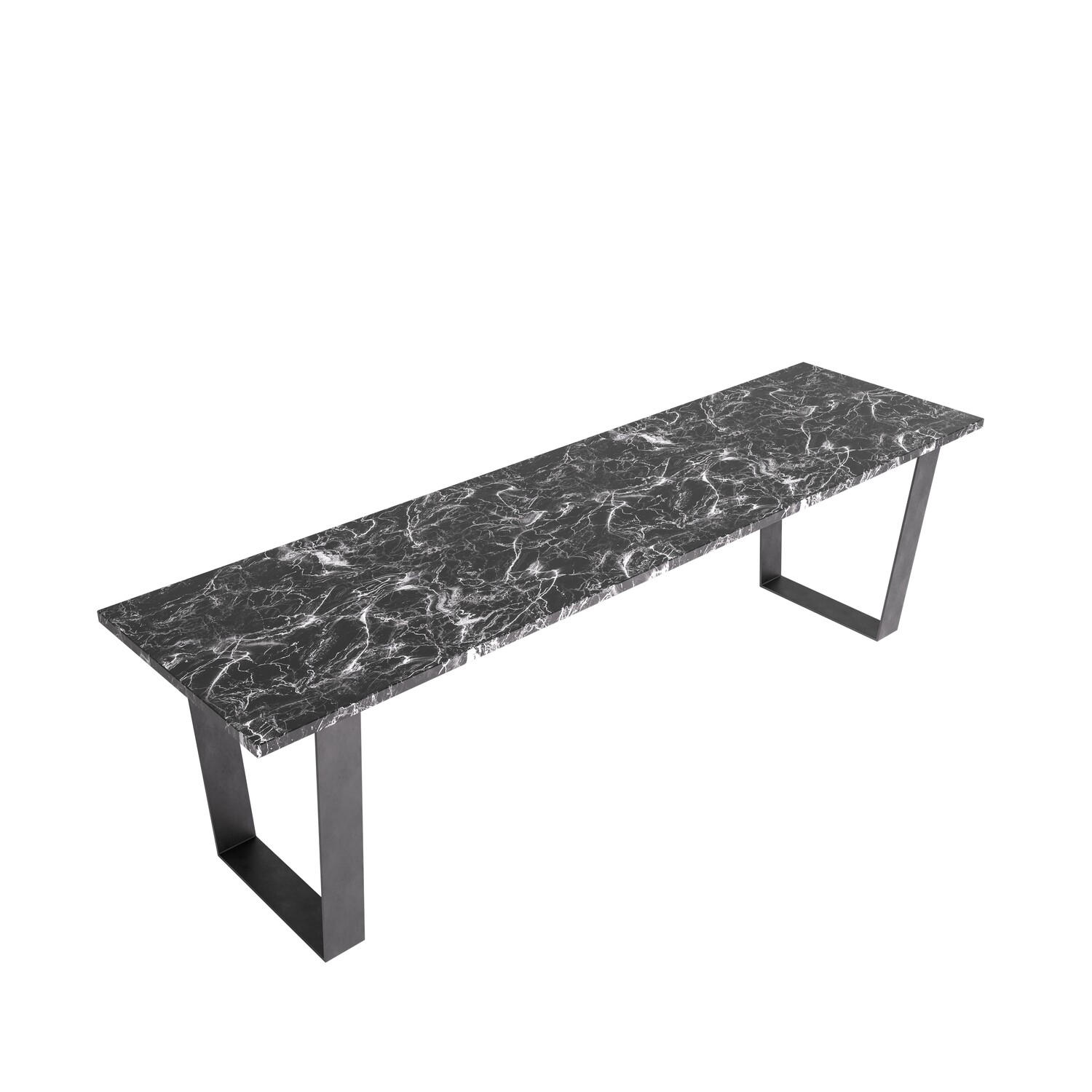 Ivy Black Marble bench