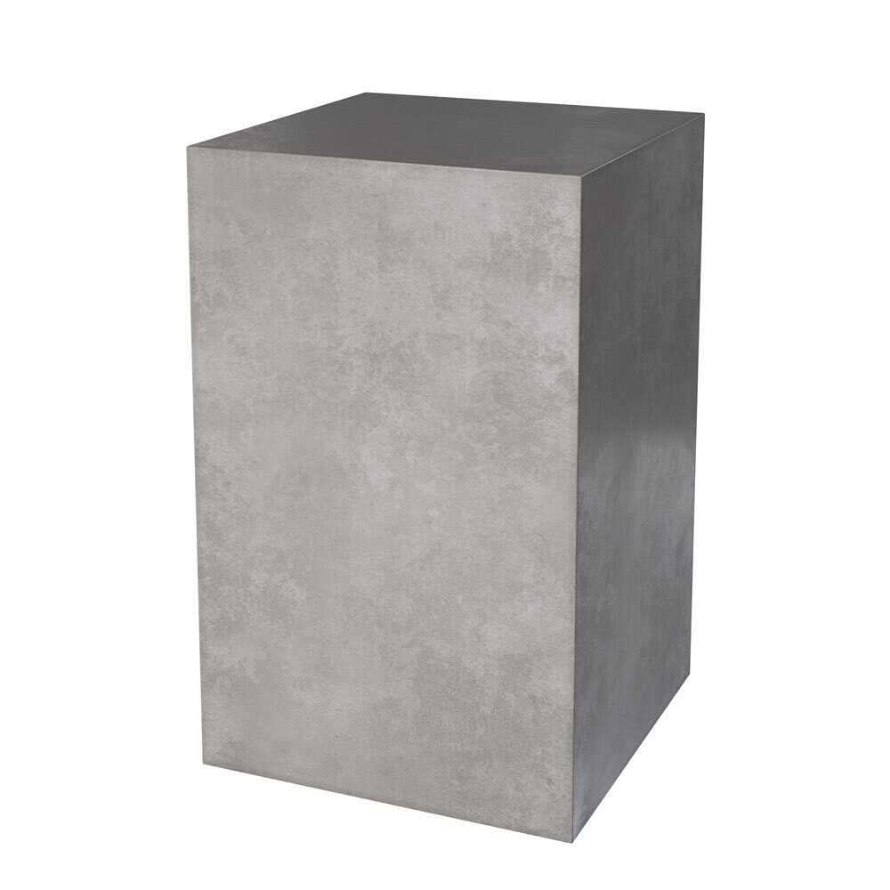 Lex Concrete cube side table- Stone Grey