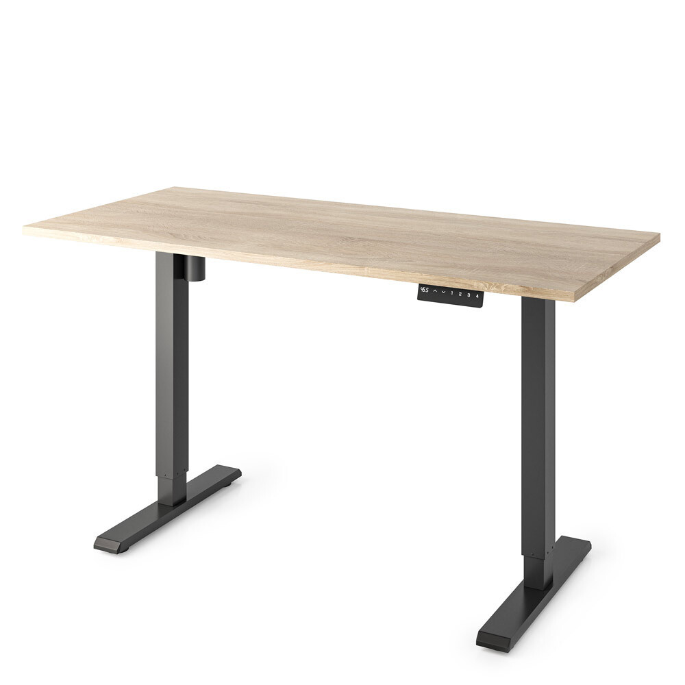 Harmony Electric adjustable height standing desk - Scandinavian Oak