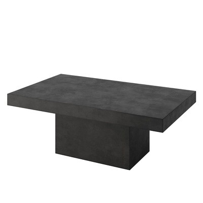 Niki Chunky Concrete coffee table - Charcoal