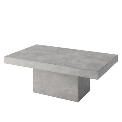 Niki Chunky Concrete coffee table - Stone grey