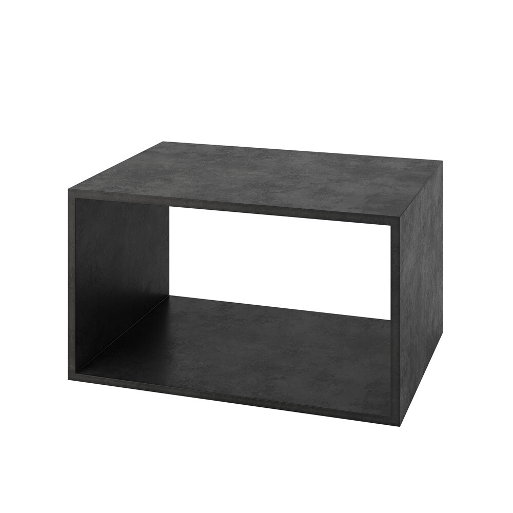 Carly Concrete Frame coffee table - Charcoal